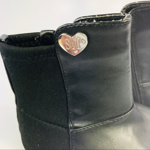 STUART WEITZMAN Baby Boots Black Infant 814 - Picture 4 of 8